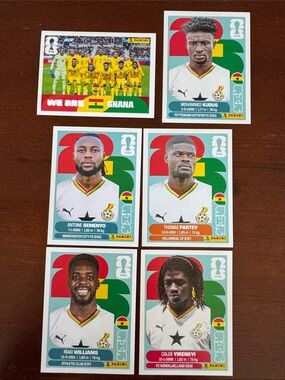 Panini FIFA Ghana National Team Sticker Pack
